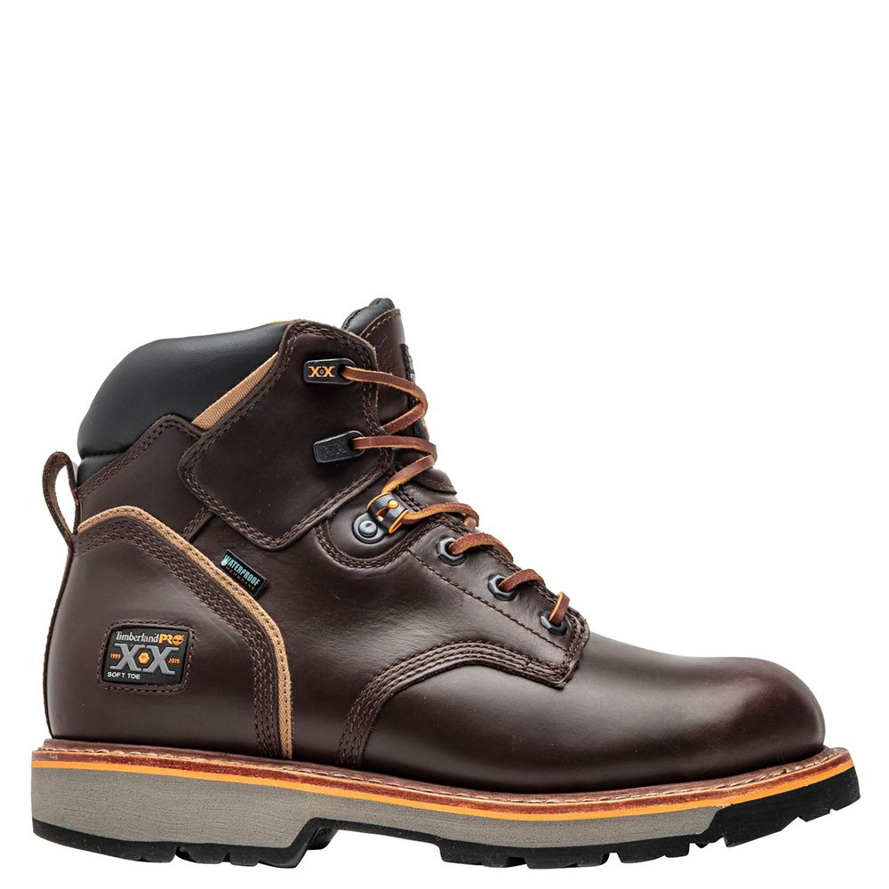 Botas de Trabajo Timberland Hombre Pro® 20Th Anniversary Pit Boss Soft Toe Marrones - Chile OAH-6793